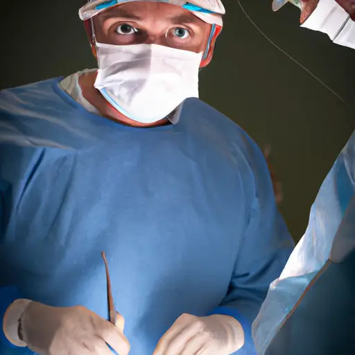 An image showcasing the mesmerizing intensity and unwavering passion of surgeons