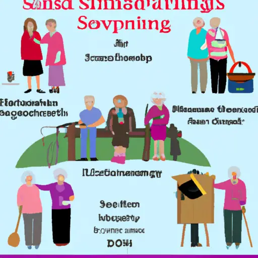 An image showcasing a diverse group of widowed seniors engaging in various activities, such as hiking, cooking, and attending social events, to illustrate the different types of dating sites available for widowed seniors
