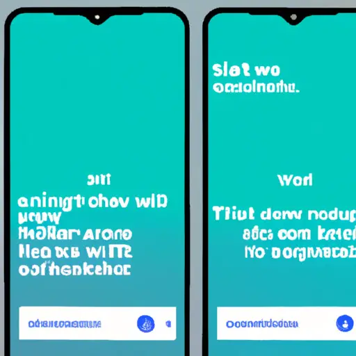 An image of a smartphone screen split in half, showcasing two conversations on Hinge