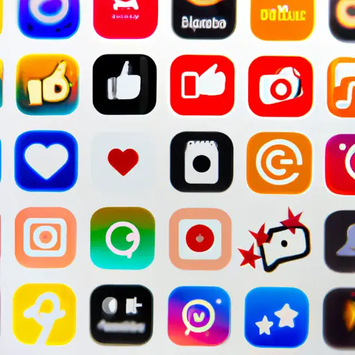 An image showcasing an array of social media icons, each representing a different platform (Facebook, Twitter, Instagram, etc