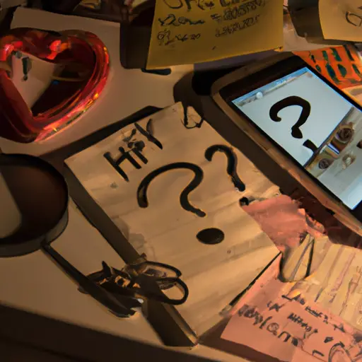 An image capturing a dimly-lit room with a suspiciously unlocked phone lying on a table, displaying a series of incriminating text messages