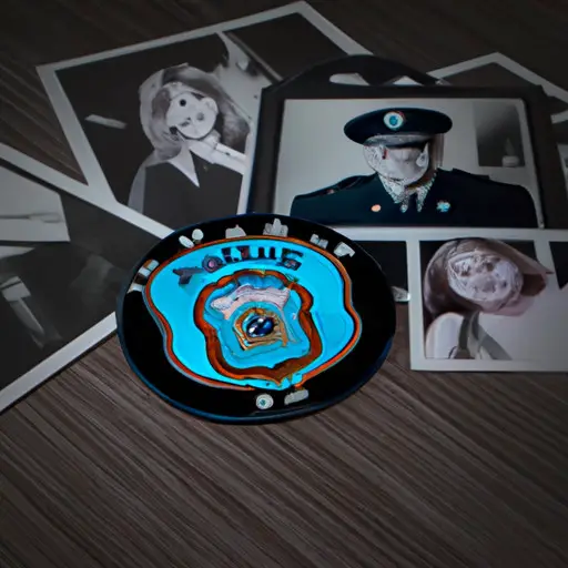 An image showcasing a police officer's badge resting on a family photo, symbolizing the personal sacrifices and impact on loved ones that aspiring officers must weigh when contemplating whether a career in law enforcement is worth pursuing