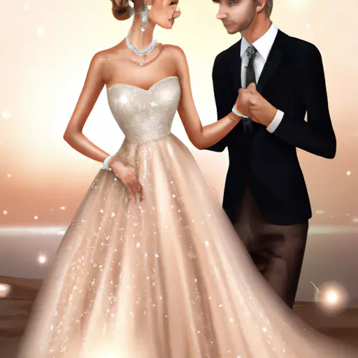 An image featuring a stunning couple on a romantic date