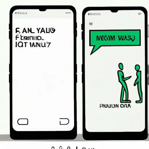 An image depicting a smartphone screen with a conversation between two people, where one asks, "What does FLM stand for?" and the other responds with a detailed visual representation of "Funny Like Me