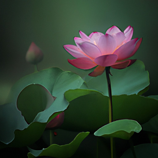 An image depicting a lotus bud delicately blooming, its vibrant petals unfurling towards the heavens, symbolizing the profound transformation and enlightenment experienced when one embraces spiritual virginity