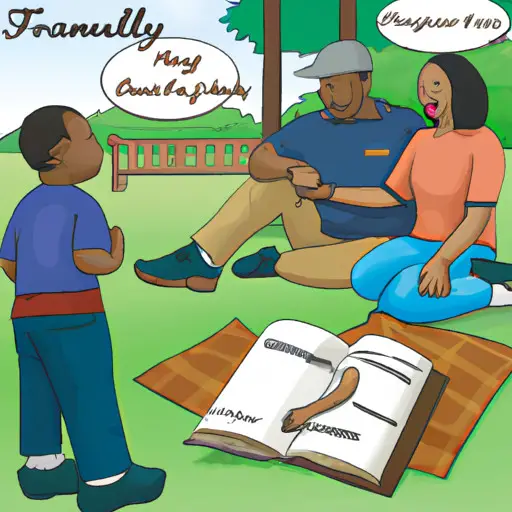 An image featuring a single dad enjoying a picnic in the park with his child, while a woman joins them, engaging in joyful conversation and demonstrating warmth, empathy, and patience
