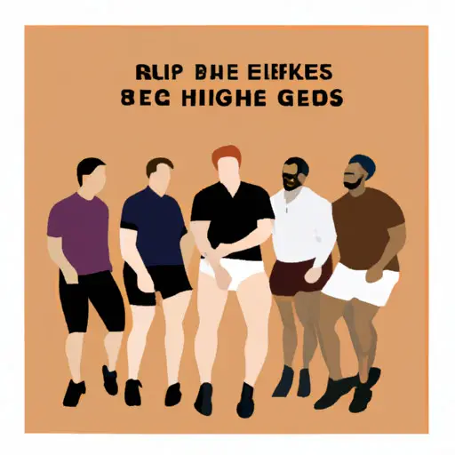 An image of a diverse group of men appreciating thick thighs, showcasing body positivity