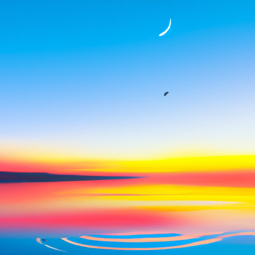 An image showcasing a serene sunrise over a calm ocean, with vibrant hues of orange and pink reflecting on the water, symbolizing the transformative power of positive affirmations in addiction recovery