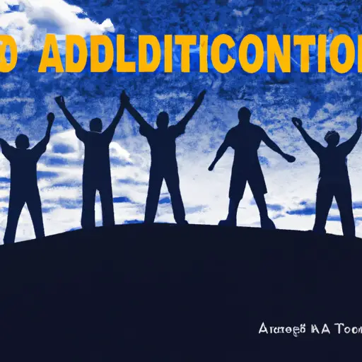 An image capturing the essence of finding inspiration in others' success stories for addiction recovery