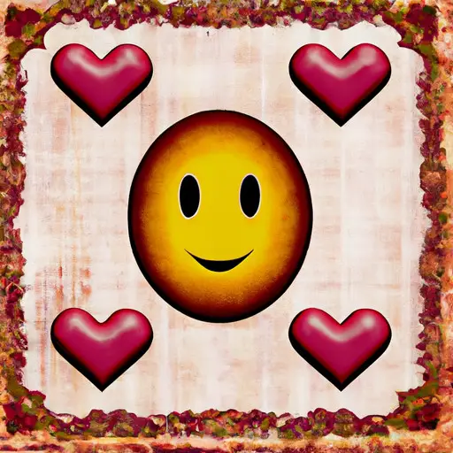 An image featuring a Smiling Face With 3 Hearts emoji surrounded by a vintage backdrop evoking the Victorian era