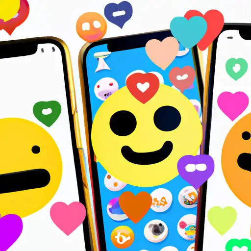 An image showcasing the Smiling Face With 3 Hearts emoji being used on various social media platforms