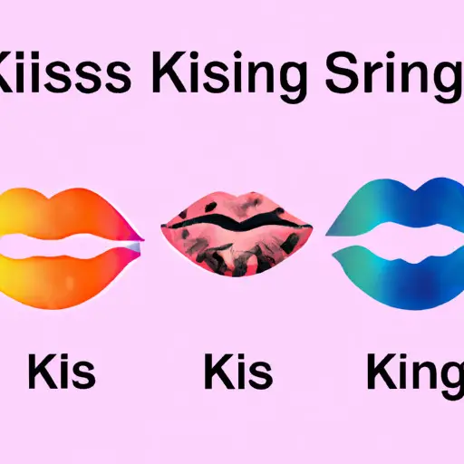 An image representing the various meanings of kissing emojis in texting