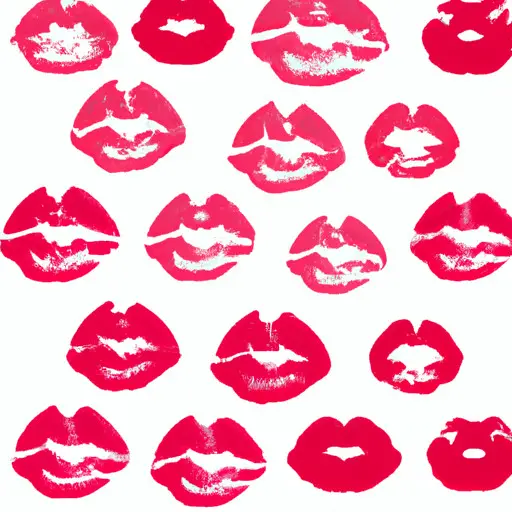 A captivating image that captures the essence of the different kissing emojis; a symphony of vibrant lips, ranging from a gentle peck to passionate smooches, conveying an array of emotions