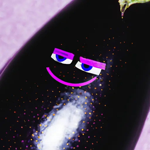 An image that captures the essence of the hidden meanings behind the eggplant emoji from a guy's perspective