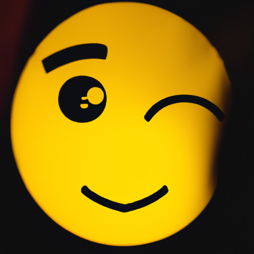 An image showcasing a person with a mischievous smile, one eye closed, and a subtle tilt of the head, capturing the enigmatic essence of the winky emoji