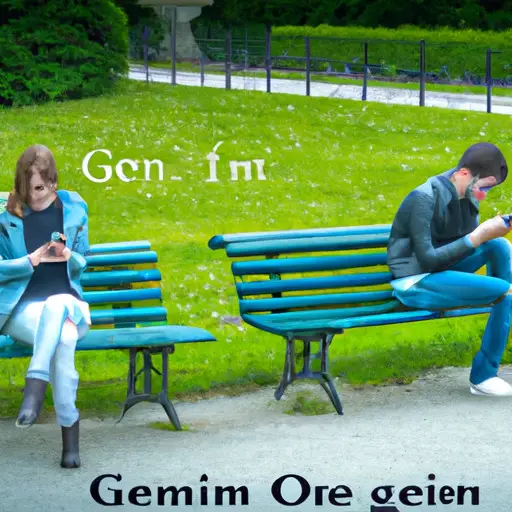 An image depicting a couple sitting on opposite ends of a park bench, their body language showing a clear emotional distance