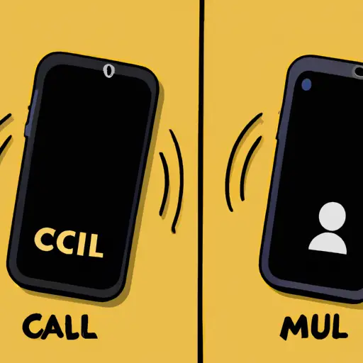 An image depicting two mobile phones, one constantly buzzing with missed calls and messages, while the other remains silent and untouched, symbolizing the frustration and uncertainty of being a mere booty call