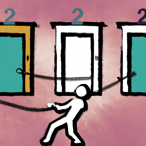 An image showcasing three doors, each representing a question