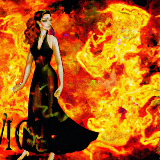 An image showcasing a sophisticated Virgo standing tall amidst a chaotic backdrop of fiery Aries, impulsive Sagittarius, and spontaneous Gemini, symbolizing the challenging matches for Virgo in the Zodiac