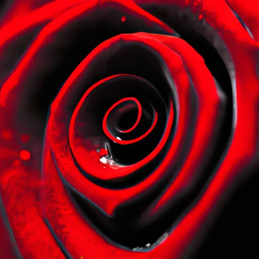 An image of a blooming red rose, its velvety petals delicately unfurling, symbolizing the boundless beauty of unconditional love