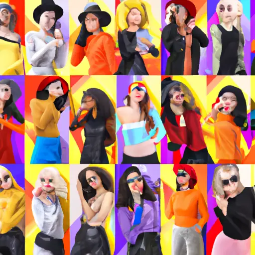 An image featuring a diverse group of individuals, each showcasing their unique qualities through vibrant clothing, hairstyles, and accessories