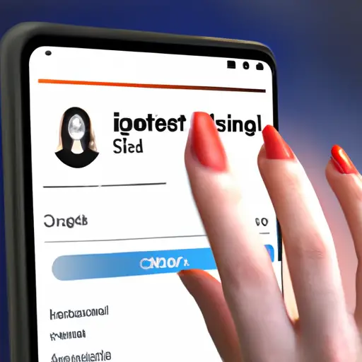 An image featuring a smartphone screen displaying a Tinder profile