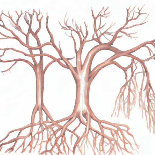 An image of two intertwined trees, each with distinct roots and branches, representing a relationship where individuals maintain personal boundaries while growing together