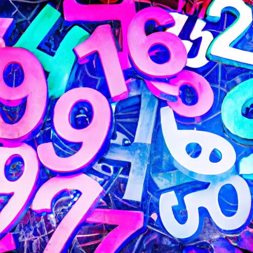 An image showcasing a vibrant spectrum of numbers intertwined with intricate patterns, evoking curiosity and wonder