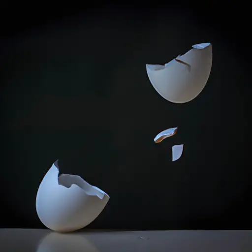 An image that captures the essence of constantly 'walking on eggshells' around your partner