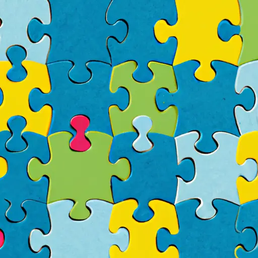 An image showcasing a vibrant puzzle, each piece representing a unique personality trait, fitting together seamlessly to form a harmonious and colorful whole, symbolizing the power of opposites attracting for relationship success
