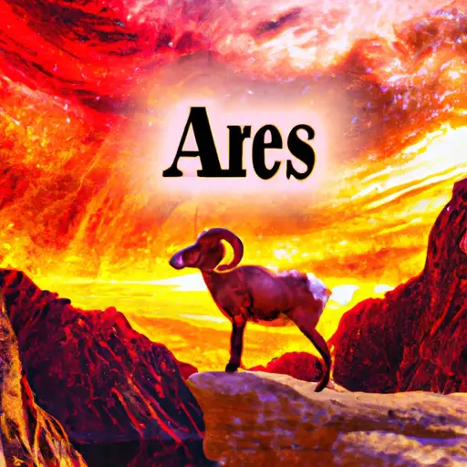 An image capturing the essence of Aries' intelligence