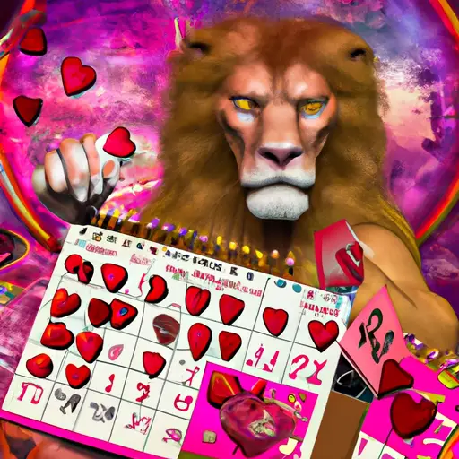 An image featuring a perplexed person holding a calendar, surrounded by a trail of broken hearts