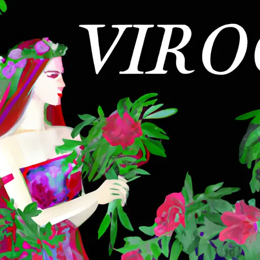 An image capturing the unwavering loyalty of Virgos through a scene of a dedicated Virgo tending to a lush, thriving garden