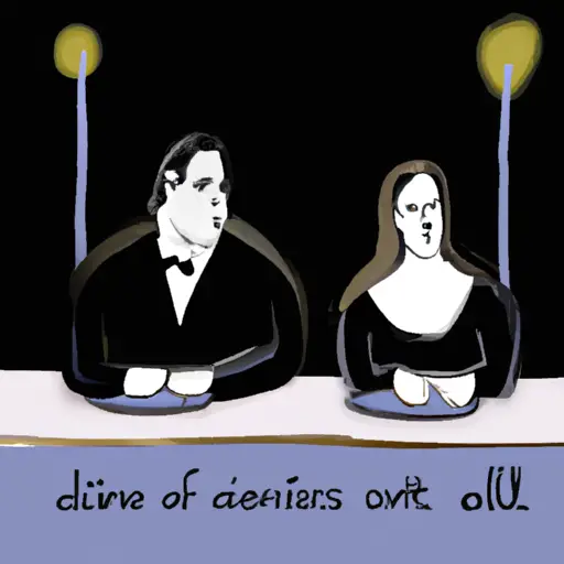  Create an image depicting a couple sitting at opposite ends of a long dining table, their faces burdened with sadness and disinterest, illuminated by dim lighting, symbolizing the profound dissatisfaction that fuels the desire for infidelity