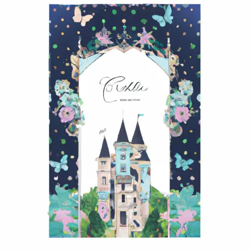 An image featuring a dreamy, pastel-hued garden filled with blooming flowers, delicate butterflies, and charming fairytale-inspired elements like enchanted castles and whimsical carriages, showcasing the best free wedding invitation templates for a whimsical celebration