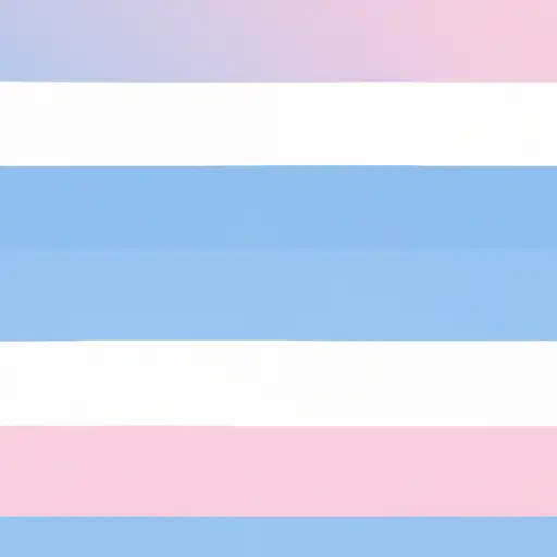 An image showcasing the Transgender Flag: a horizontal bar with five stripes