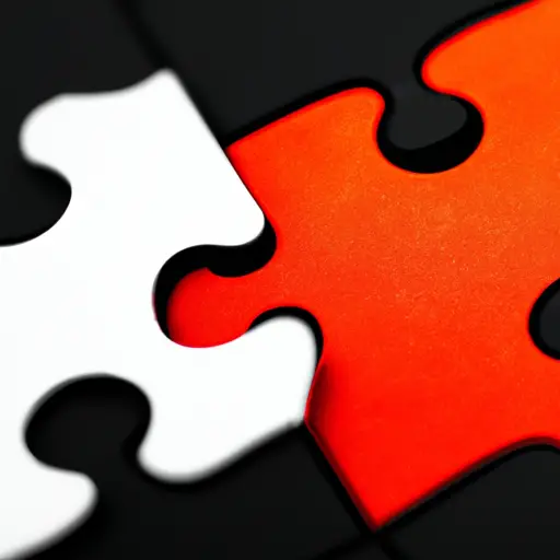 An image that showcases the intense magnetism of intelligence, depicting two puzzle pieces fitting seamlessly together