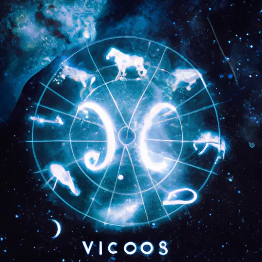 An image that captures the essence of each zodiac sign through a visually rich tapestry of vibrant colors, intricate symbols, and celestial motifs, visually communicating their distinct personalities in one captivating glance