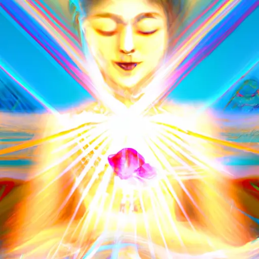 An image showcasing the transformative power of energy healing