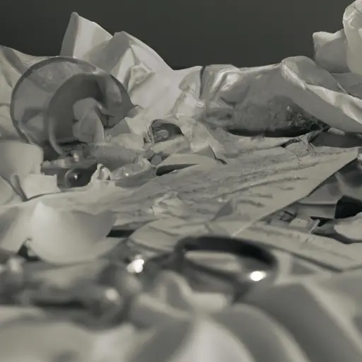 An image capturing the raw emotions of betrayal - a shattered wedding ring lying on a disheveled bed, surrounded by crumpled photographs, tear-stained letters, and a broken vase, symbolizing the devastating aftermath of infidelity