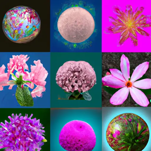 An image that showcases a vibrant garden, blooming with twelve unique flowers, each artfully arranged to represent the zodiac signs